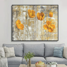 Load image into Gallery viewer, YELLOW POPPIES Oil Painting