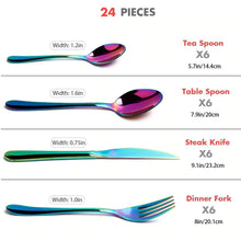 Load image into Gallery viewer, MONTE CARLO 6 Person Cutlery Set