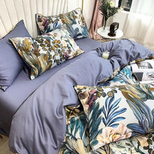 Load image into Gallery viewer, Duvet Cover Set Egyptian Cotton bedding set full king queen bedding set farmhouse bedding bohemian boho bedding cotton duvet cover neutral bedding full bedding set