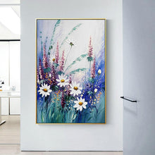 Load image into Gallery viewer, WILDFLOWERS Oil Painting