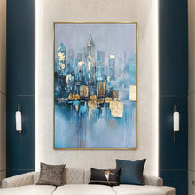 Load image into Gallery viewer, BIG CITY LIGHTS Oil Painting