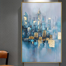 Load image into Gallery viewer, BIG CITY LIGHTS Oil Painting