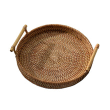 Load image into Gallery viewer, OLIVE Rattan Tray Set