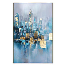 Load image into Gallery viewer, BIG CITY LIGHTS Oil Painting