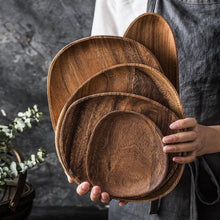 Load image into Gallery viewer, ELYZE Wooden Plate Set