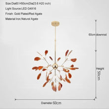 Load image into Gallery viewer, AGATE Lamp Chandelier