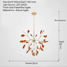 Load image into Gallery viewer, AGATE Lamp Chandelier