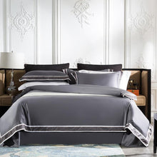 Load image into Gallery viewer, Duvet Cover Set Egyptian Cotton bedding set full king queen bedding set farmhouse bedding bohemian boho bedding cotton duvet cover neutral bedding full bedding set