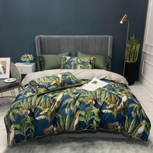 Load image into Gallery viewer, Duvet Cover Set Egyptian Cotton bedding set full family king queen bedding set farmhouse bedding bohemian boho bedding cotton duvet cover neutral bedding full bedding set