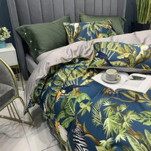 Load image into Gallery viewer, Duvet Cover Set Egyptian Cotton bedding set full family king queen bedding set farmhouse bedding bohemian boho bedding cotton duvet cover neutral bedding full bedding set