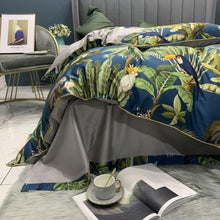Load image into Gallery viewer, Duvet Cover Set Egyptian Cotton bedding set full family king queen bedding set farmhouse bedding bohemian boho bedding cotton duvet cover neutral bedding full bedding set