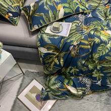 Load image into Gallery viewer, Duvet Cover Set Egyptian Cotton bedding set full family king queen bedding set farmhouse bedding bohemian boho bedding cotton duvet cover neutral bedding full bedding set