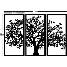 Load image into Gallery viewer, TREE OF LIFE Metal Wall Art / 3 Panels
