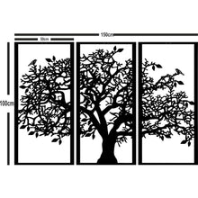 Load image into Gallery viewer, TREE OF LIFE Metal Wall Art / 3 Panels