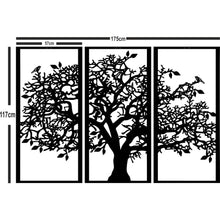 Load image into Gallery viewer, TREE OF LIFE Metal Wall Art / 3 Panels