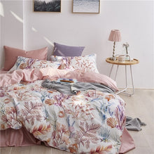 Load image into Gallery viewer, Egyptian Cotton Soft Flamingo Duvet Cover Fitted/Bed Sheet Set