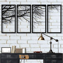 Load image into Gallery viewer, TREE OF LIFE Metal Wall Art / 4 Panels