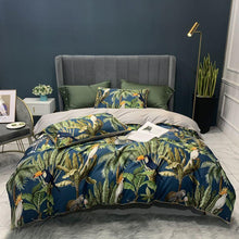 Load image into Gallery viewer, Egyptian Cotton Soft Flamingo Duvet Cover Fitted/Bed Sheet Set