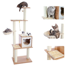 Load image into Gallery viewer, MONTILLA Wooden Cat House