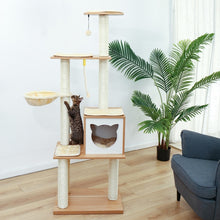 Load image into Gallery viewer, MONTILLA Wooden Cat House