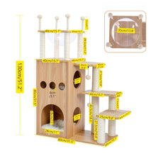 Load image into Gallery viewer, BARCELONA Wooden Cat House