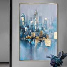 Load image into Gallery viewer, BIG CITY LIGHTS Oil Painting