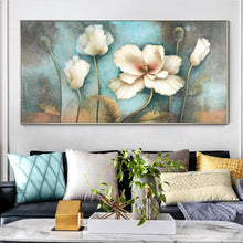 Load image into Gallery viewer, WHITE FLOWERS Oil Painting