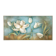 Load image into Gallery viewer, WHITE FLOWERS Oil Painting