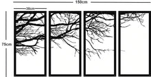 Load image into Gallery viewer, TREE OF LIFE Metal Wall Art / 4 Panels
