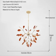 Load image into Gallery viewer, AGATE Lamp Chandelier
