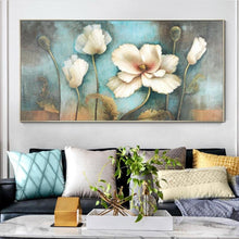 Load image into Gallery viewer, WHITE FLOWERS Oil Painting
